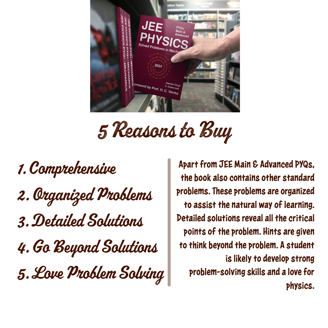 JEE Physics Solved Problems in Mechanics 5 reasons to buy